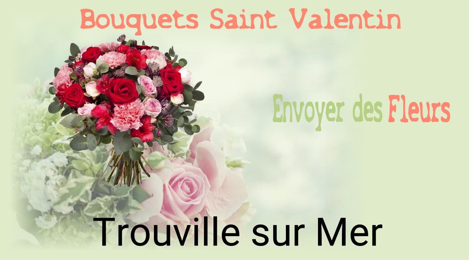 Roses de Saint-Valentin livrées à Trouville-sur-Mer
